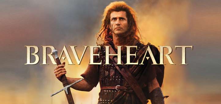"Braveheart" (1995) Top 10 Inspiring Movies Based on True Stories